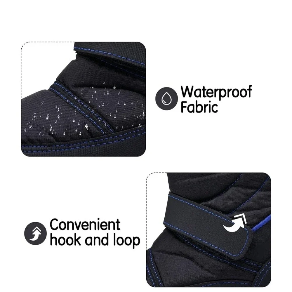 NEW K.KomForme Toddlers Boy & Girls Snow Waterproof‎ Winter Outdoor Boots Size 1